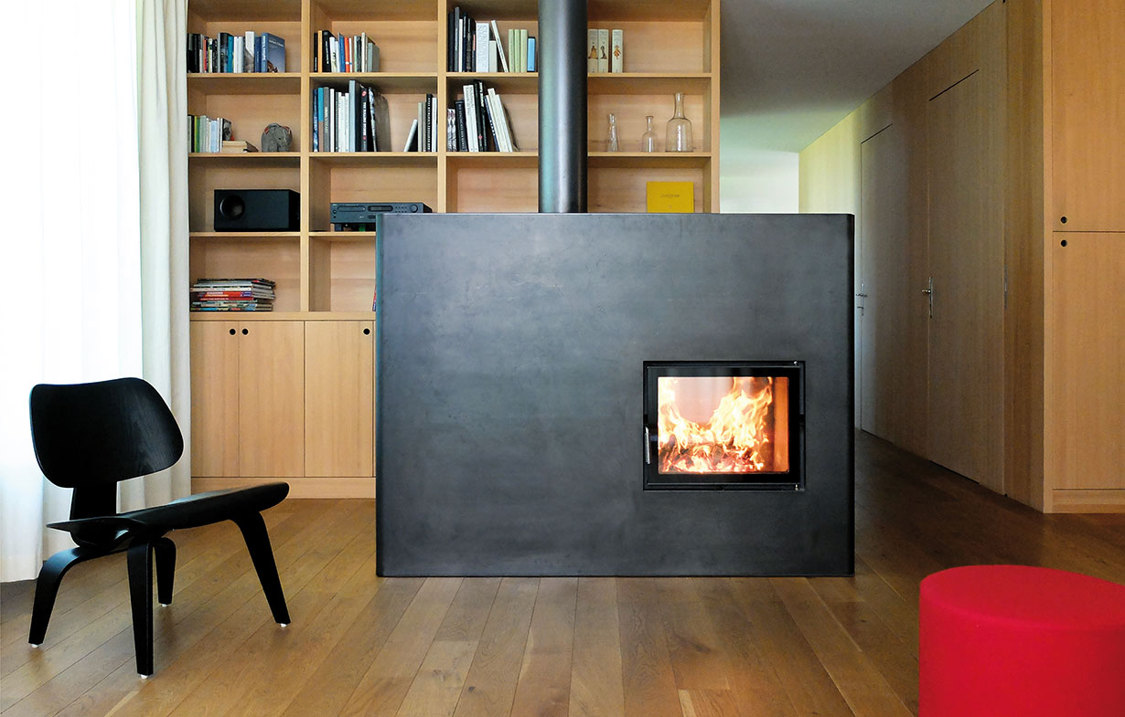 Ganzhausheizung Stahlhülle