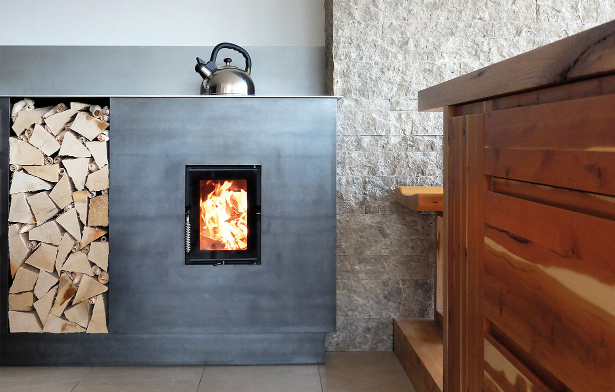 Speicherherd Schwarzstahl