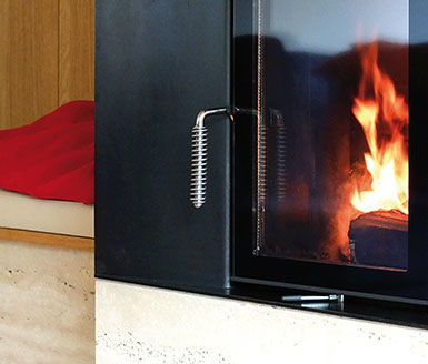 Speicherofen Stein Detail