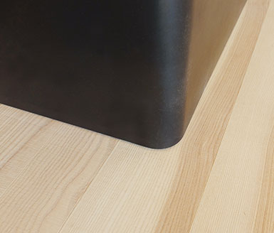 Speicherofen Schwarzstahl Detail