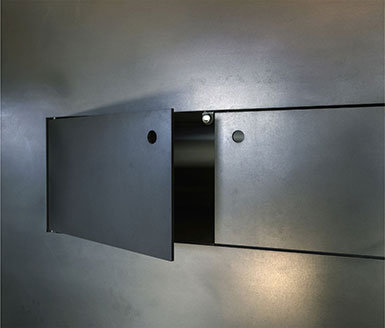 Ganzhausheizung Schwarzstahl Schnetzer Detail