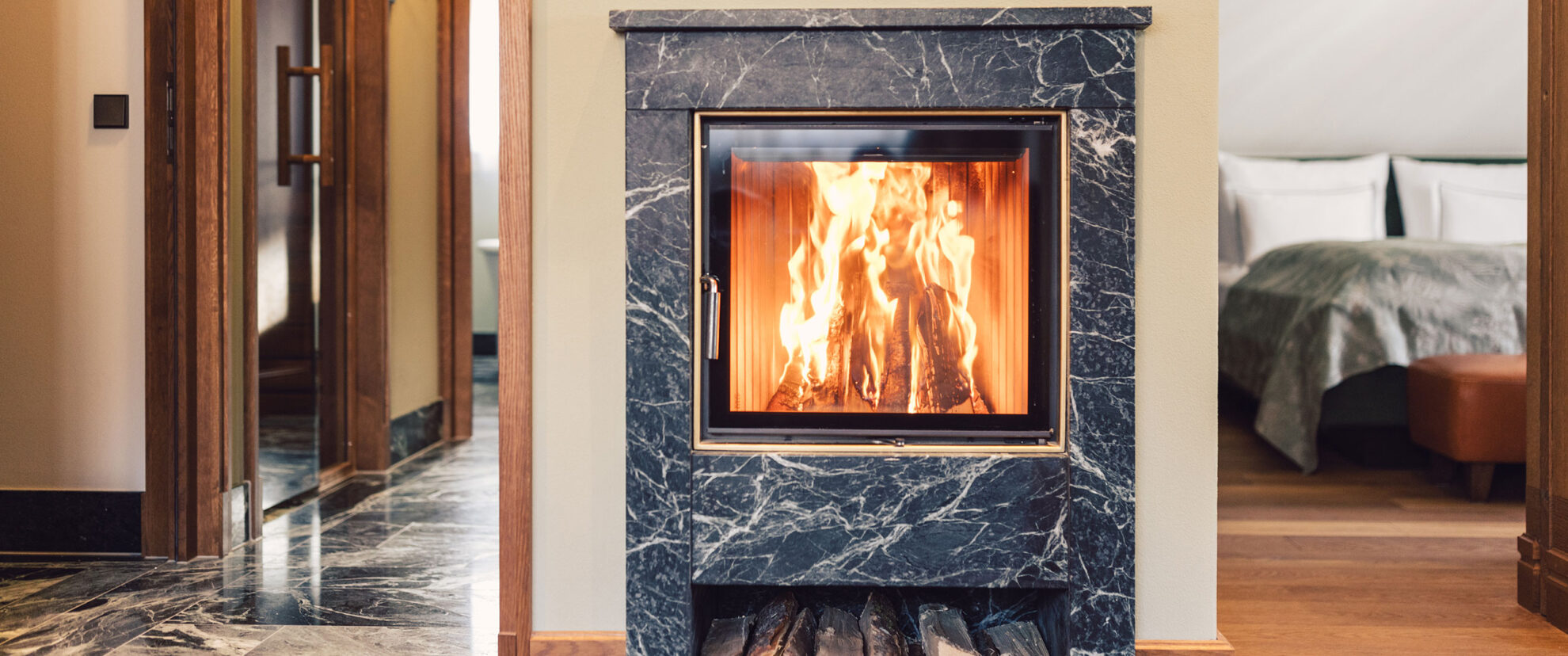 Heizkamin Hotel Taube