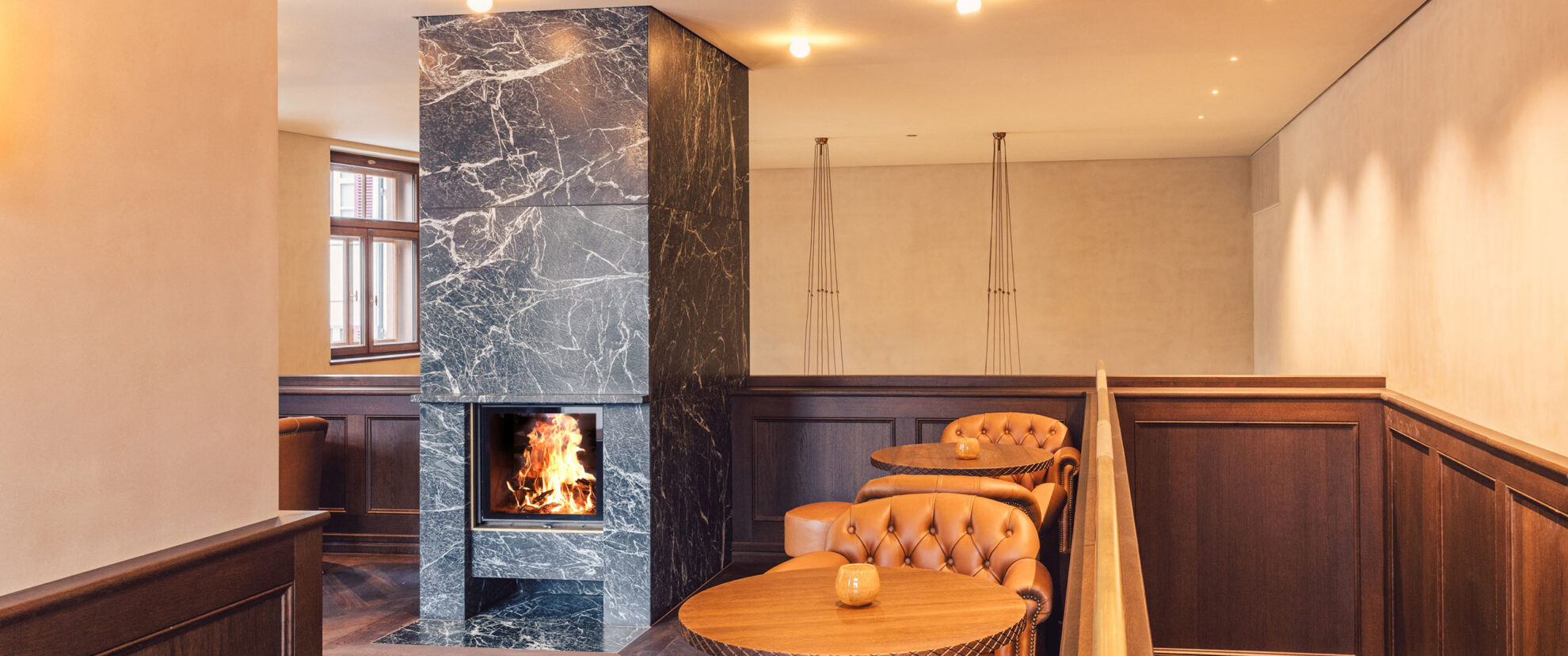 Heizkamin Hotel Taube